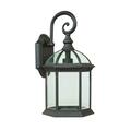 Yosemite Home Decor 1 Light Exterior in BlackFinish with Clear Beveled Glass 5271BL